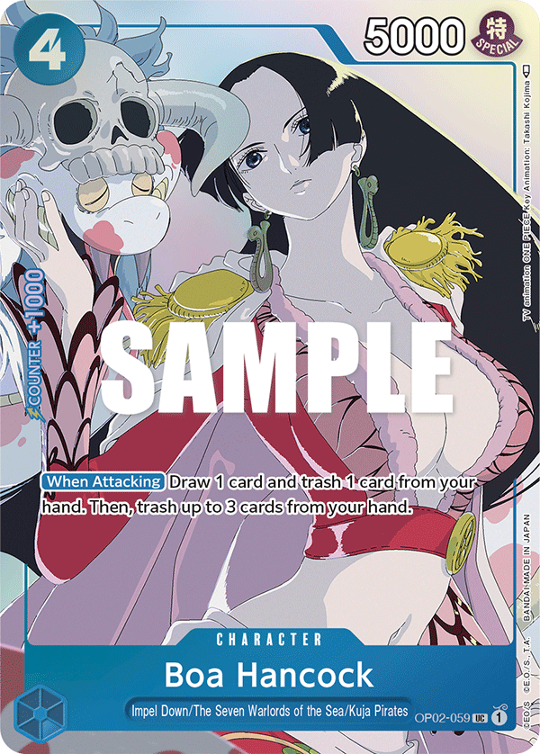 Carte Boa Hancock OP02-059_p2 Uncommon Alt Art — One Piece TCG OTHER One Piece Products (Bandai)