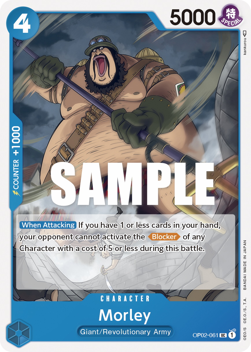 Carte Morley OP02-061 Uncommon — One Piece TCG OP-02 Paramount War (Bandai)