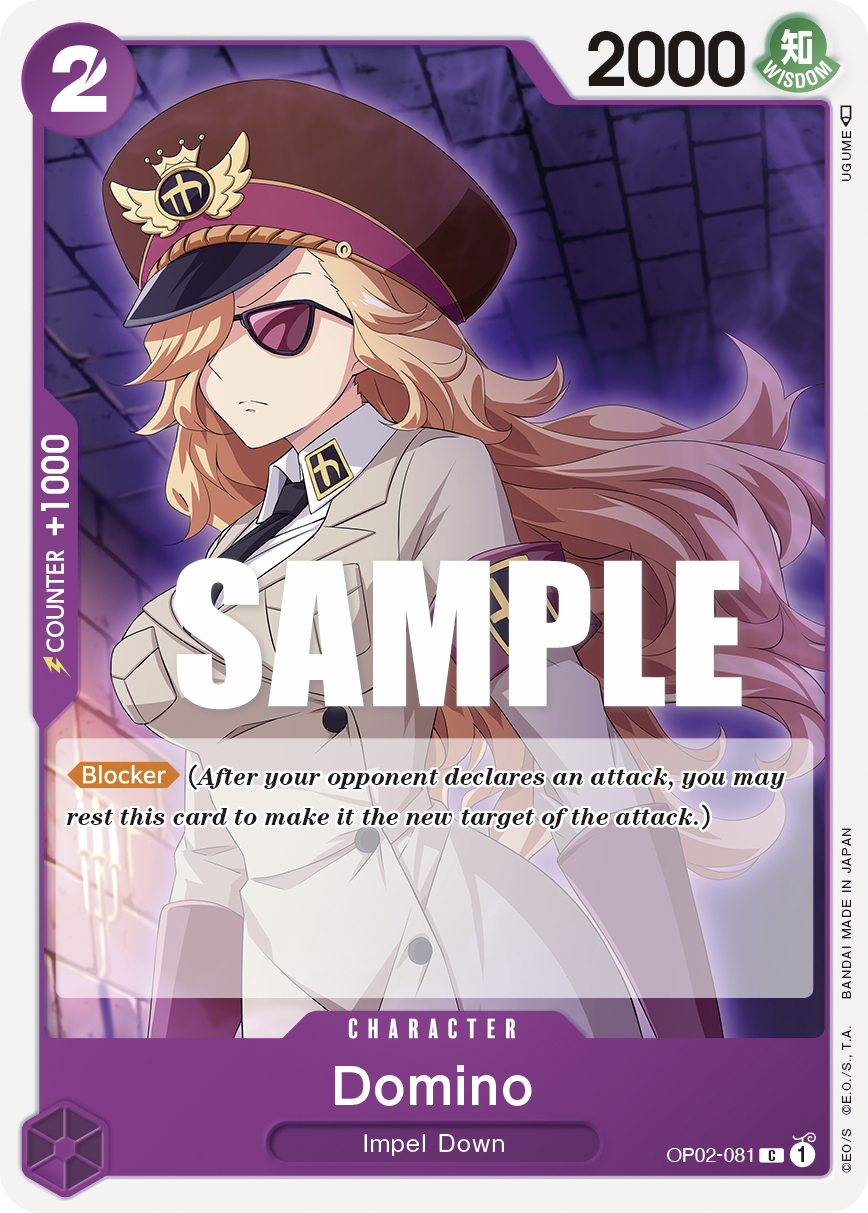 Carte Domino OP02-081 Common — One Piece TCG OP-02 Paramount War (Bandai)