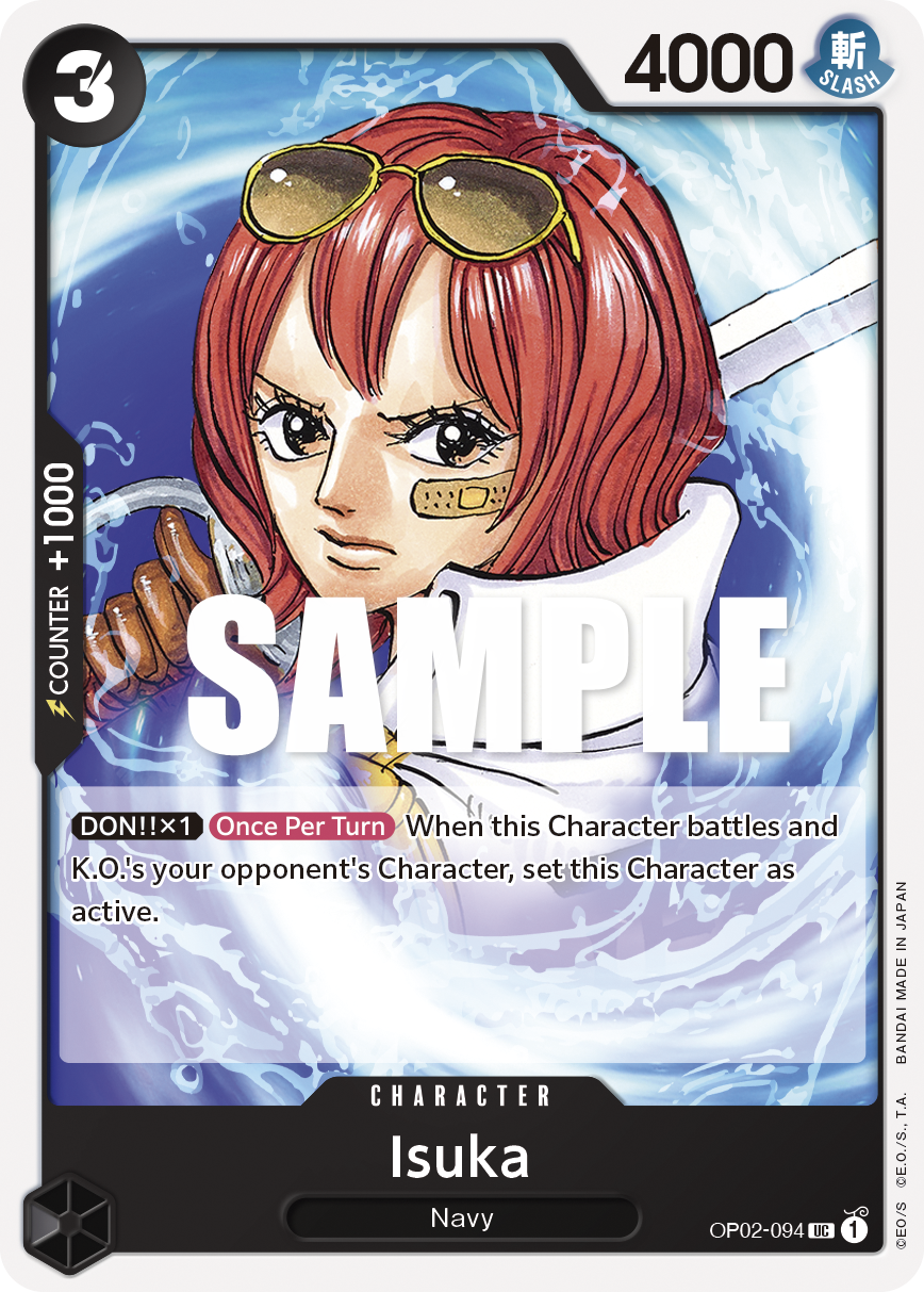 Carte Isuka OP02-094 Uncommon — One Piece TCG OP-02 (Bandai)