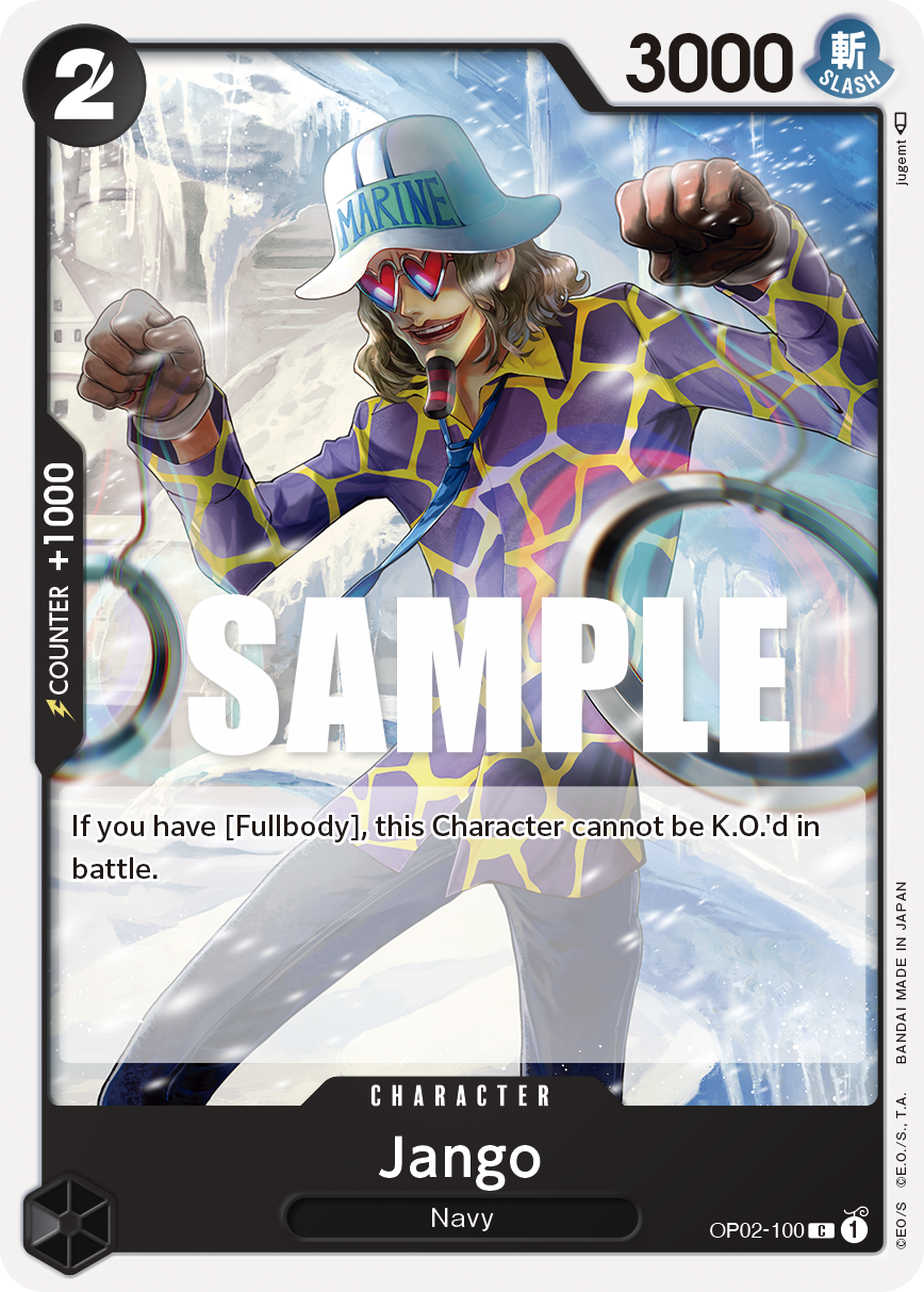 Carte Jango OP02-100 Common — One Piece TCG OP-02 Paramount War (Bandai)