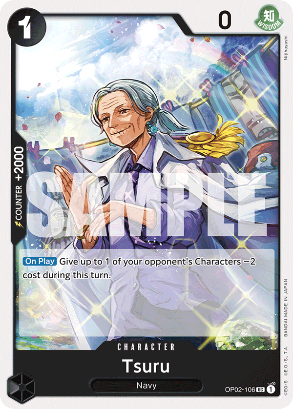 Carte Tsuru OP02-106_r1 Uncommon — One Piece TCG ST-19 (Bandai)