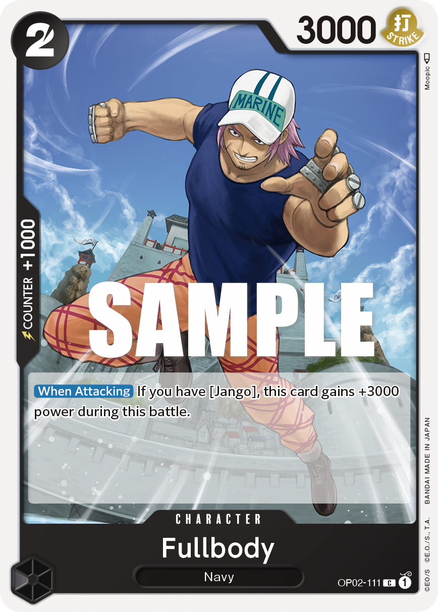 Carte Fullbody OP02-111 Common — One Piece TCG OP-02 Paramount War (Bandai)