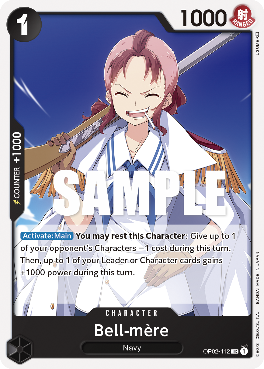 Carte Bell-mère OP02-112 Uncommon — One Piece TCG OP-02 Paramount War (Bandai)