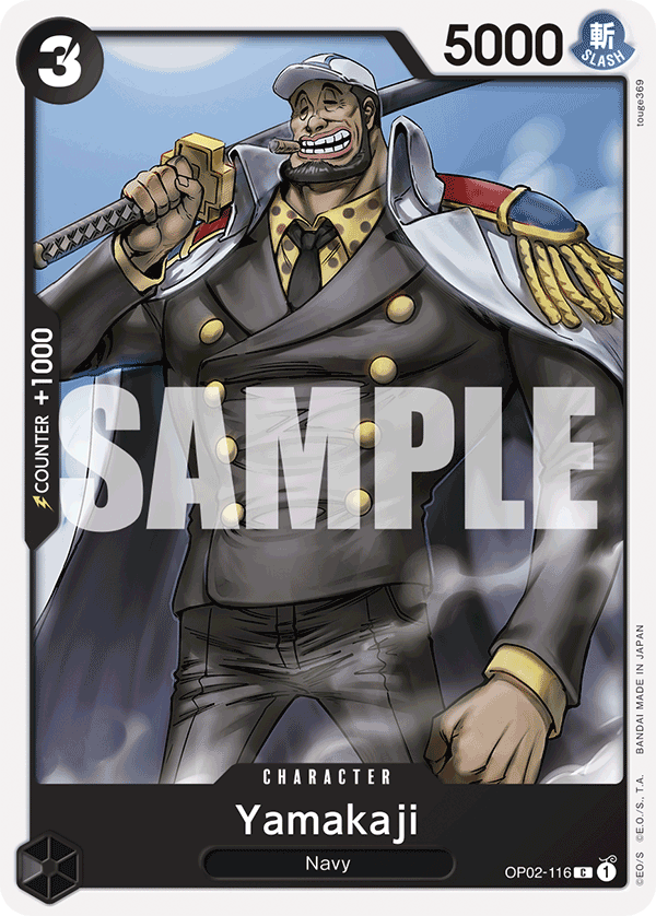Carte Yamakaji OP02-116_r1 Common — One Piece TCG ST-19 (Bandai)