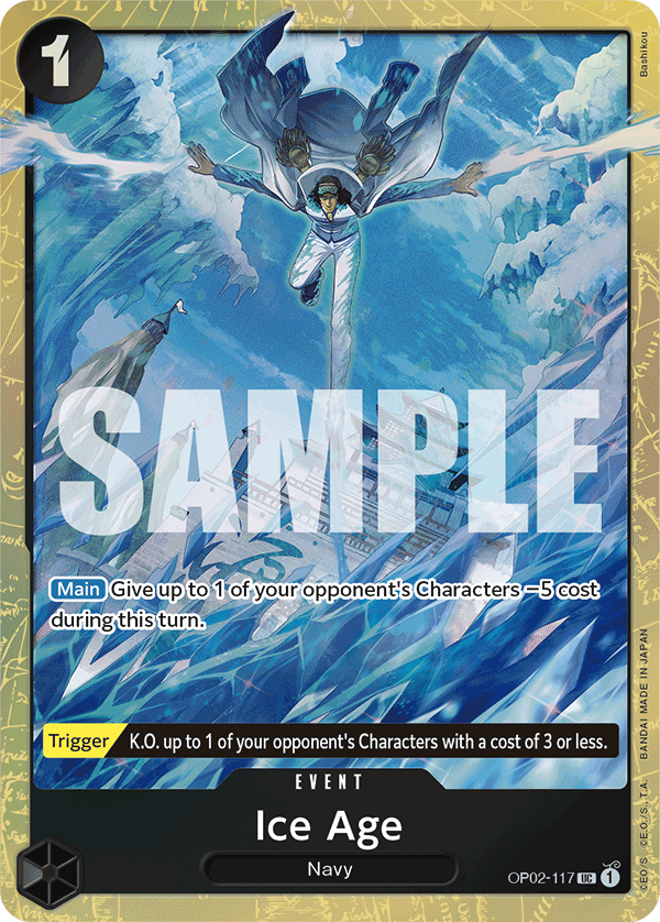 Carte Ice Age OP02-117_p7 Uncommon Alt Art — One Piece TCG OTHER One Piece Products (Bandai)