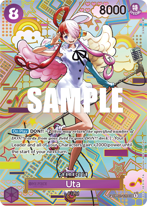Carte Uta OP02-120_p2 Special — One Piece TCG OP-05 (Bandai)