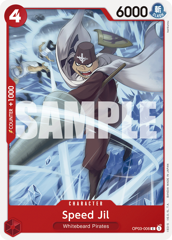 Carte Speed Jil OP03-006_p1 Common — One Piece TCG OP-03 (Bandai)
