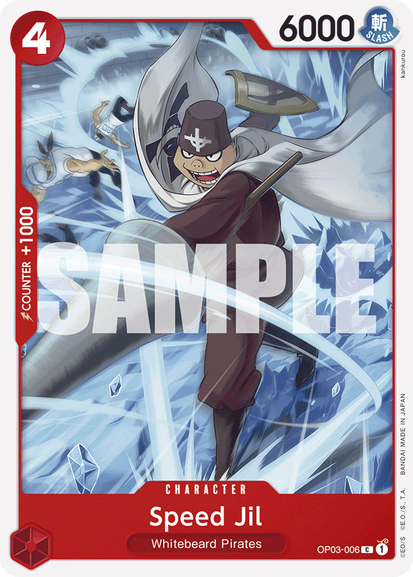 Carte Speed Jil OP03-006_r1 Common — One Piece TCG ST-15 (Bandai)