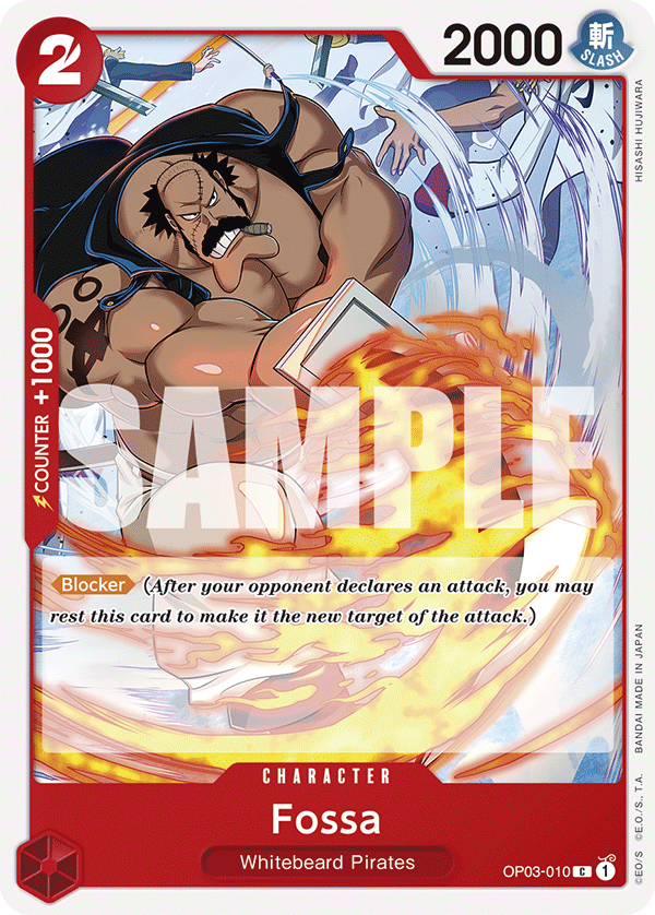 Carte Fossa OP03-010_p1 Common Alt Art — One Piece TCG OP-03 Pillars of Strength (Bandai)