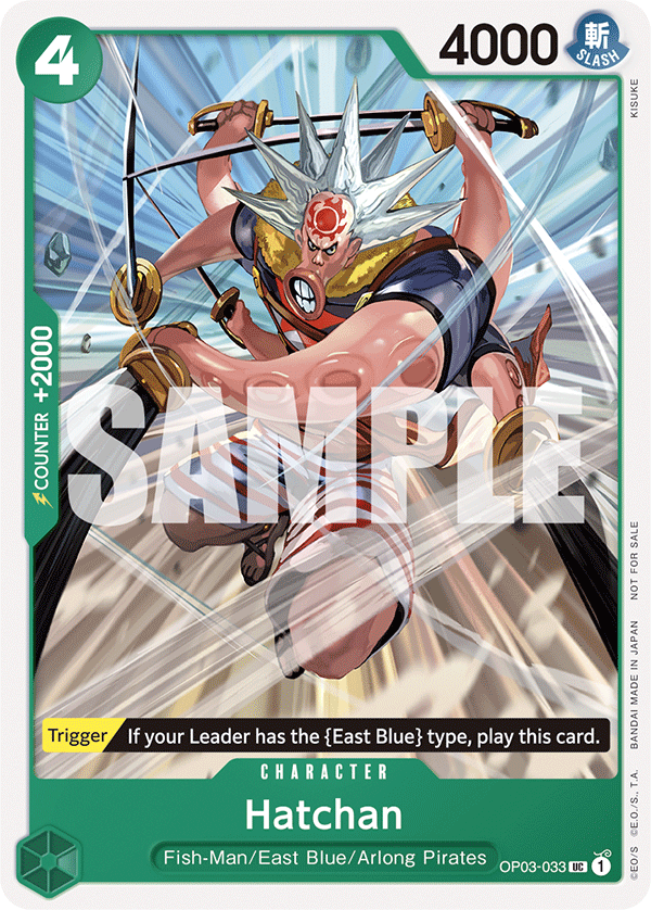 Hatchan OP03-033_p1 (Uncommon) — V.2 Alt Art