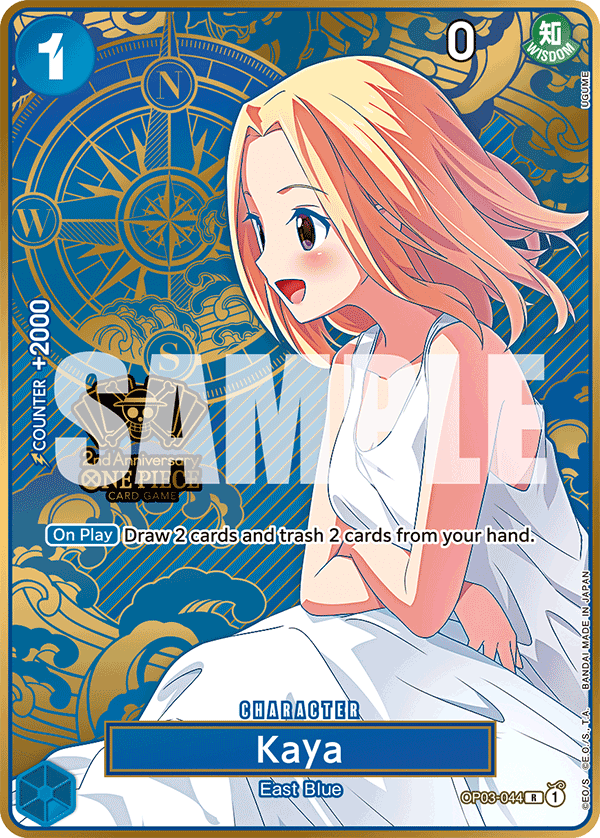 Carte Kaya OP03-044_p2 Rare Alt Art — One Piece TCG OTHER One Piece Products (Bandai)