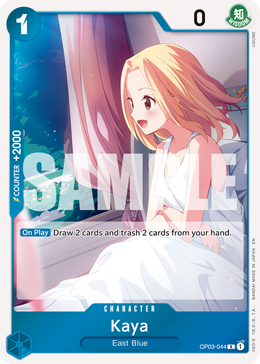 Carte Kaya OP03-044_r1 Rare Serial — One Piece TCG PRB-02 The Best Vol. 2 (Bandai)
