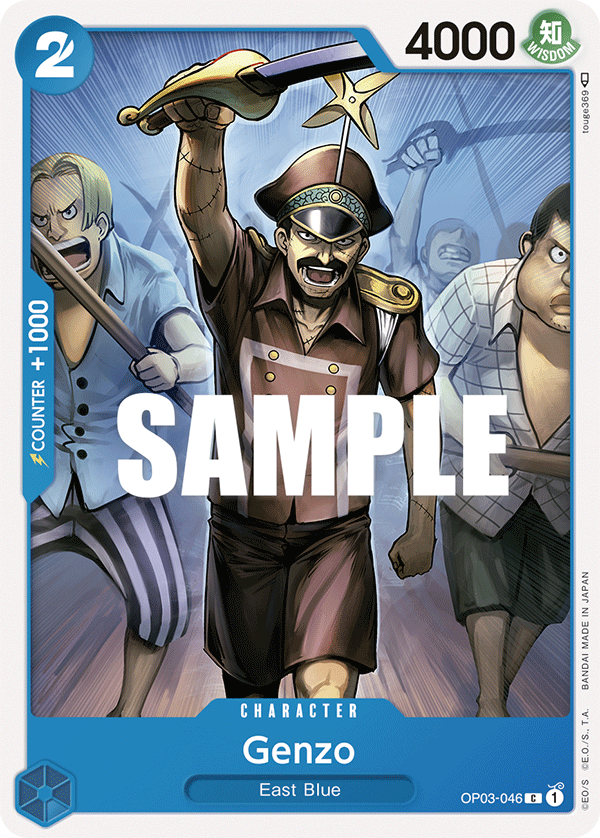Carte Genzo OP03-046 Common — One Piece TCG OP-03 Pillars of Strength (Bandai)