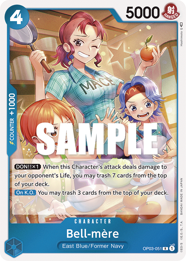 Carte Bell-mère OP03-051 Rare — One Piece TCG OP-03 Pillars of Strength (Bandai)