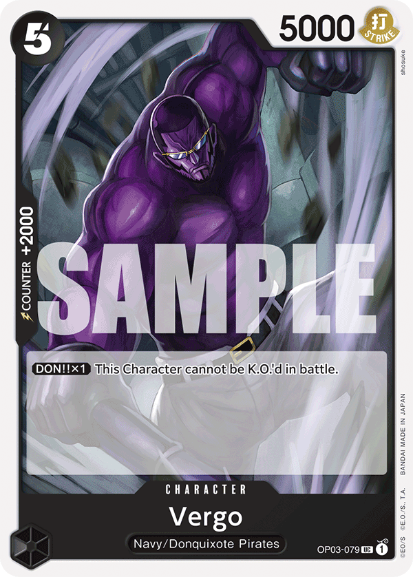 Vergo OP03-079_r1 (Uncommon) — Serial V.1 Serial