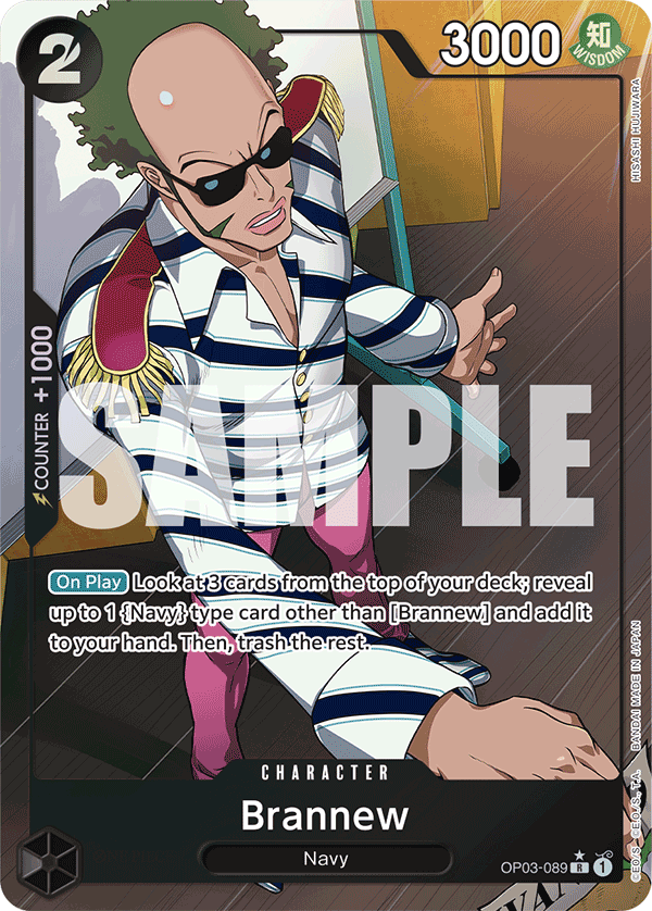 Carte Brandnew OP03-089_p5 Rare Alt Art — One Piece TCG PRB-01 The Best (Bandai)