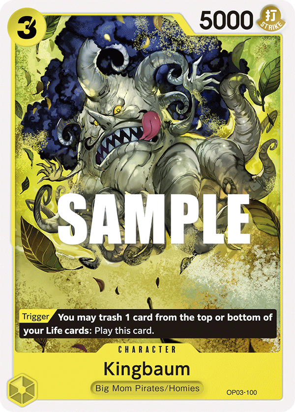 Carte Kingbaum OP03-100 Common — One Piece TCG OP-03 (Bandai)