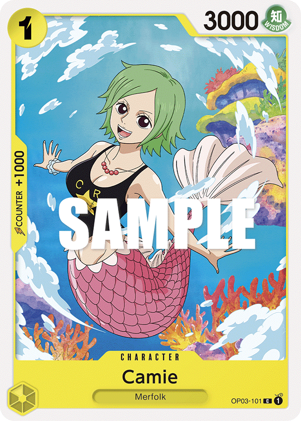 Carte Camie OP03-101 Common — One Piece TCG OP-03 (Bandai)