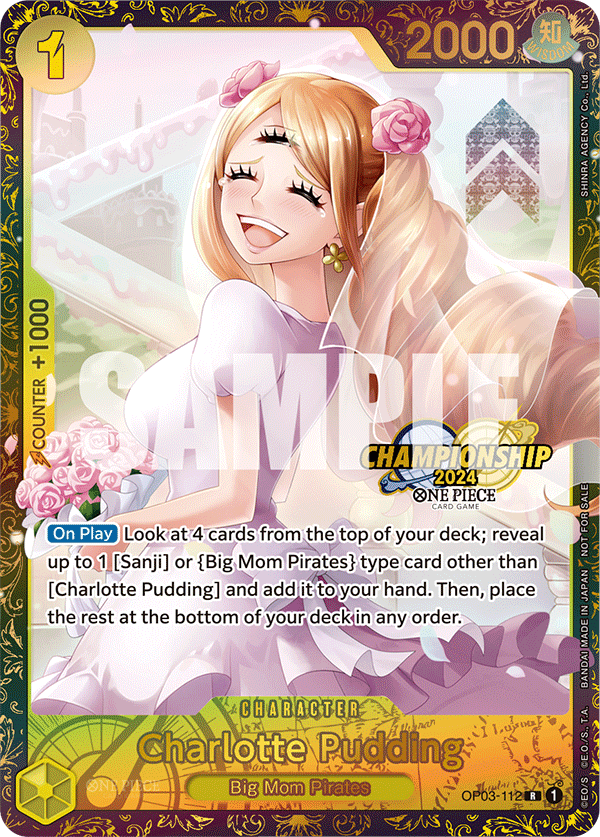 Charlotte Pudding OP03-112_p2 (Rare) — V.3 Alt Art