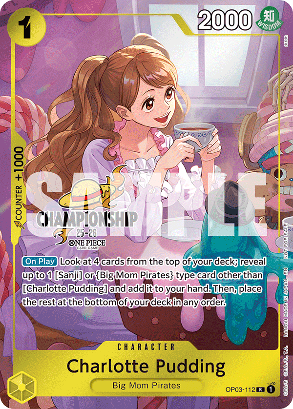 Charlotte Pudding OP03-112_p6 (Rare) — V.6 Alt Art