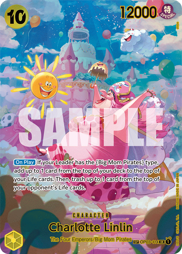 Carte Charlotte Linlin OP03-114_p2 Special — One Piece TCG OP-06 (Bandai)