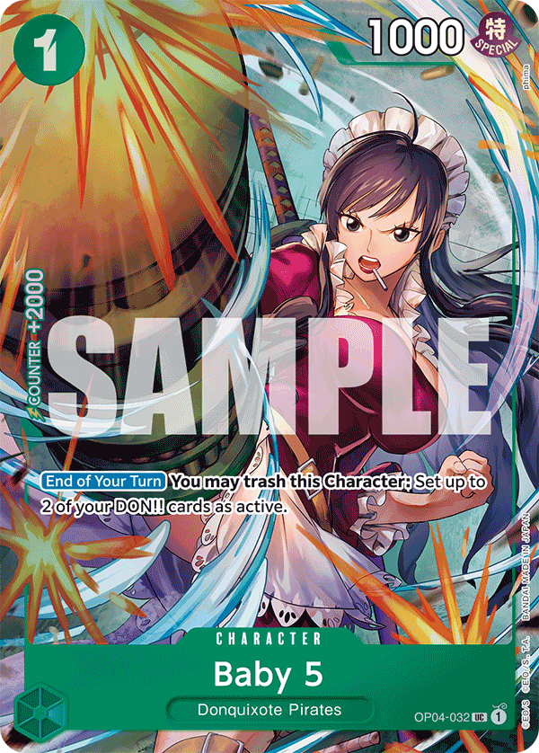 Carte Baby 5 OP04-032_p4 Uncommon Alt Art — One Piece TCG OTHER One Piece Products (Bandai)