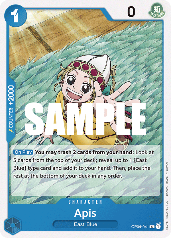 Carte Apis OP04-041 Common — One Piece TCG OP-04 (Bandai)