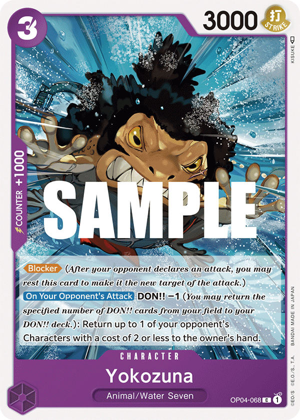 Carte Yokozuna OP04-068 Common — One Piece TCG OP-04 Kingdoms of Intrigue (Bandai)