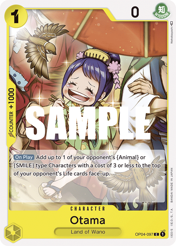 Carte Otama OP04-097 Common — One Piece TCG OP-04 (Bandai)