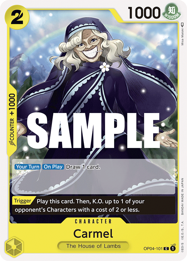 Carte Carmel OP04-101 Common — One Piece TCG OP-04 Kingdoms of Intrigue (Bandai)