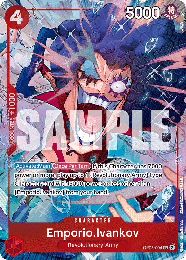 Carte Emporio.Ivankov OP05-004_p2 Uncommon Alt Art — One Piece TCG OTHER One Piece Products (Bandai)