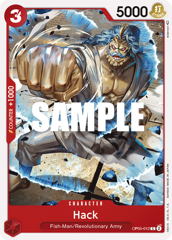 Carte Hack OP05-012 Common — One Piece TCG OP-05 Awakening of the New Era (Bandai)