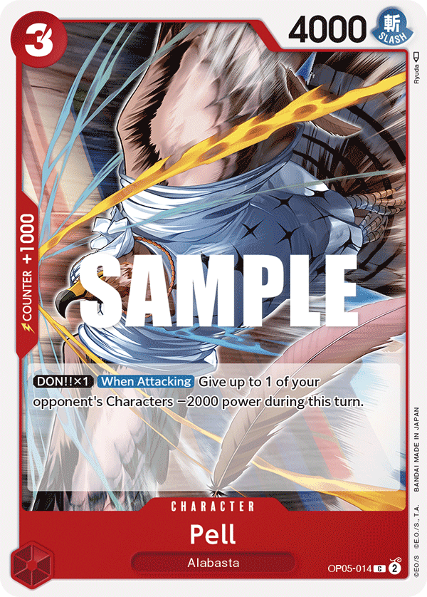 Carte Pell OP05-014 Common — One Piece TCG OP-05 Awakening of the New Era (Bandai)