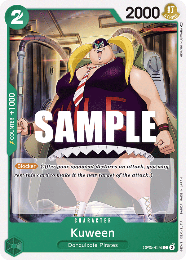 Carte Kuween OP05-024 Common — One Piece TCG OP-05 Awakening of the New Era (Bandai)