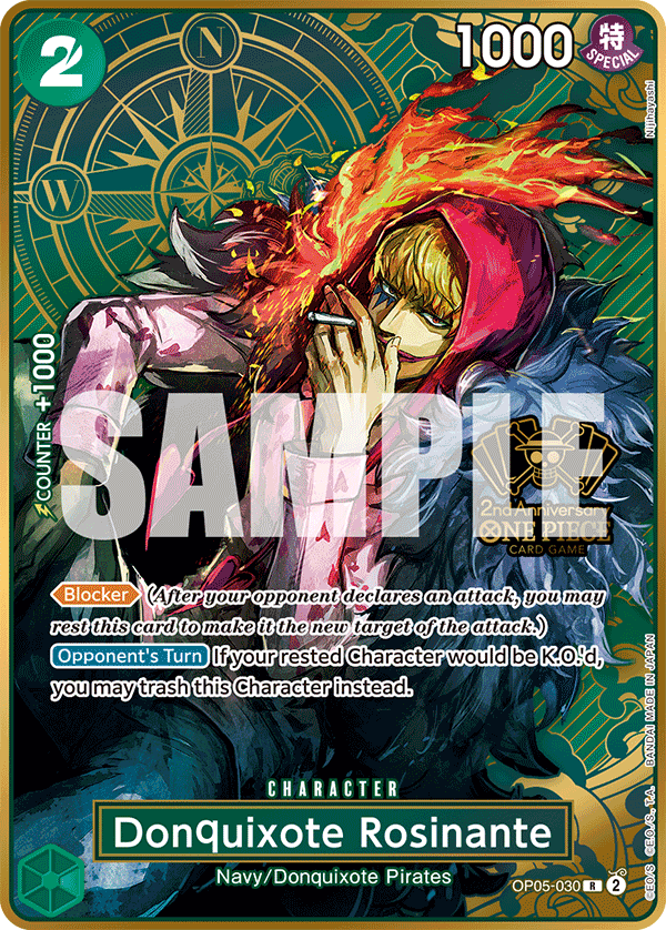 Carte Donquixote Rosinante OP05-030_p2 Rare — One Piece TCG OTHER (Bandai)