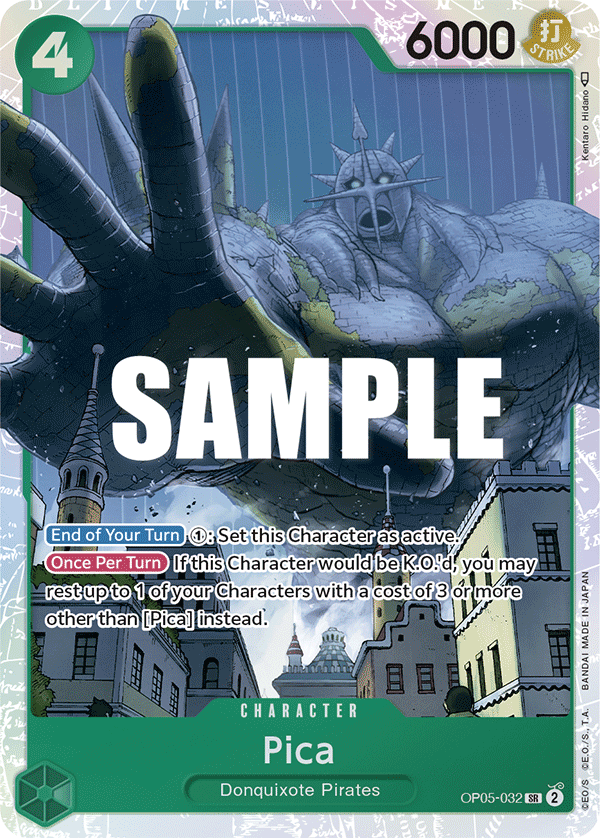 Carte Pica OP05-032 Super Rare — One Piece TCG OP-05 Awakening of the New Era (Bandai)