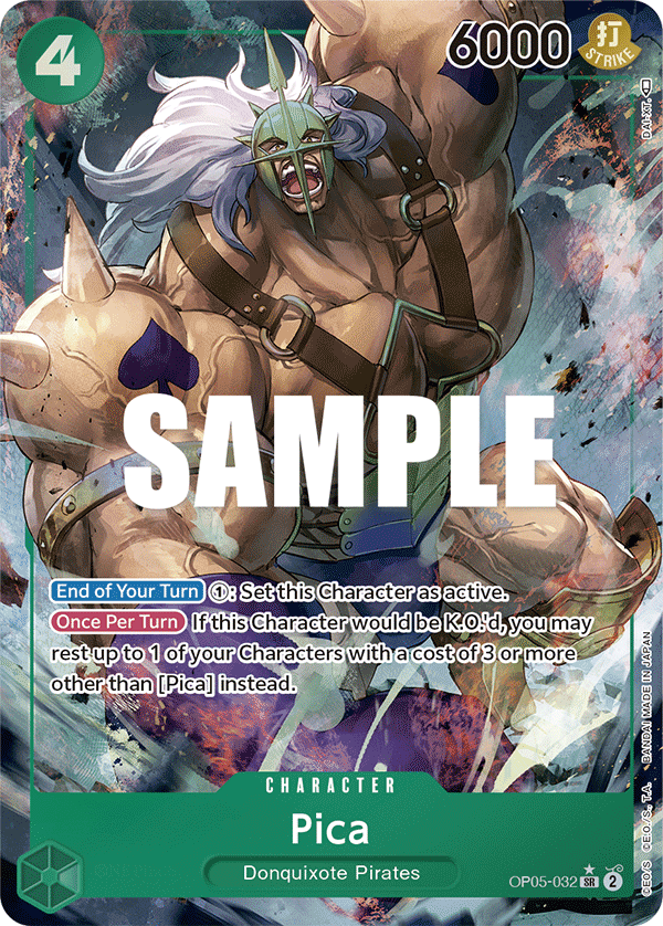 Carte Pica OP05-032_p1 Super Rare Alt Art — One Piece TCG OP-05 Awakening of the New Era (Bandai)