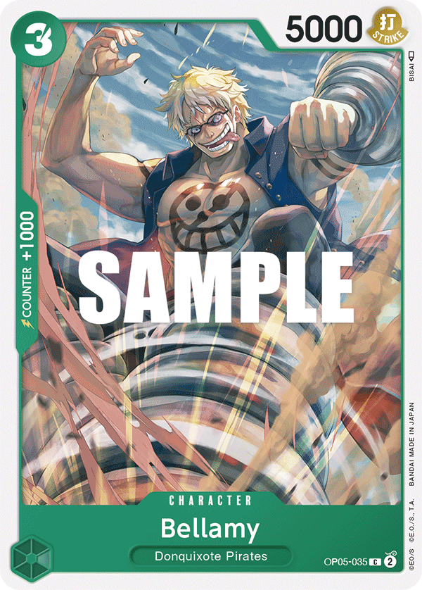 Carte Bellamy OP05-035 Common — One Piece TCG OP-05 Awakening of the New Era (Bandai)