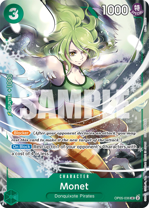 Monet OP05-036_p1 (Uncommon) — V.2 Alt Art