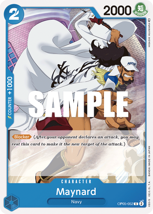 Carte Maynard OP05-052 Common — One Piece TCG OP-05 Awakening of the New Era (Bandai)