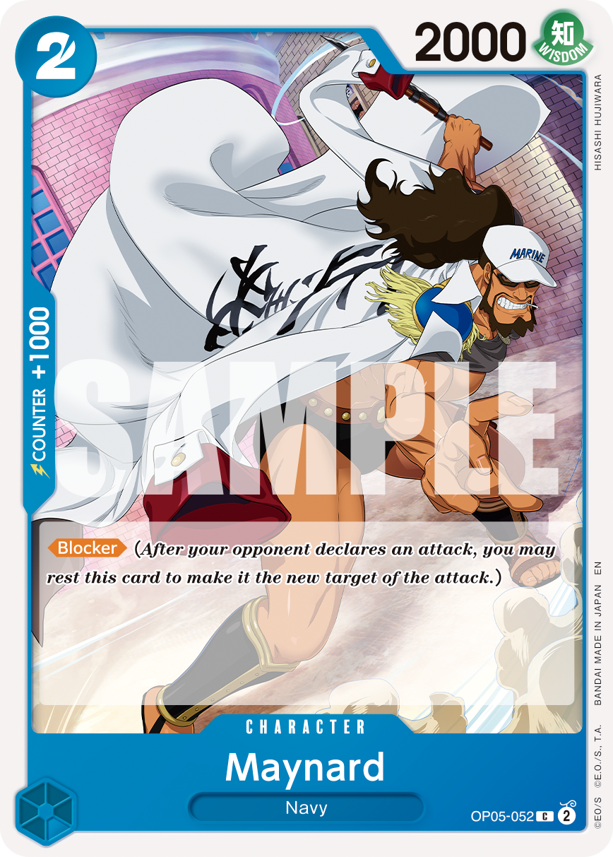 Carte Maynard OP05-052_r1 Common Serial — One Piece TCG PRB-02 The Best Vol. 2 (Bandai)