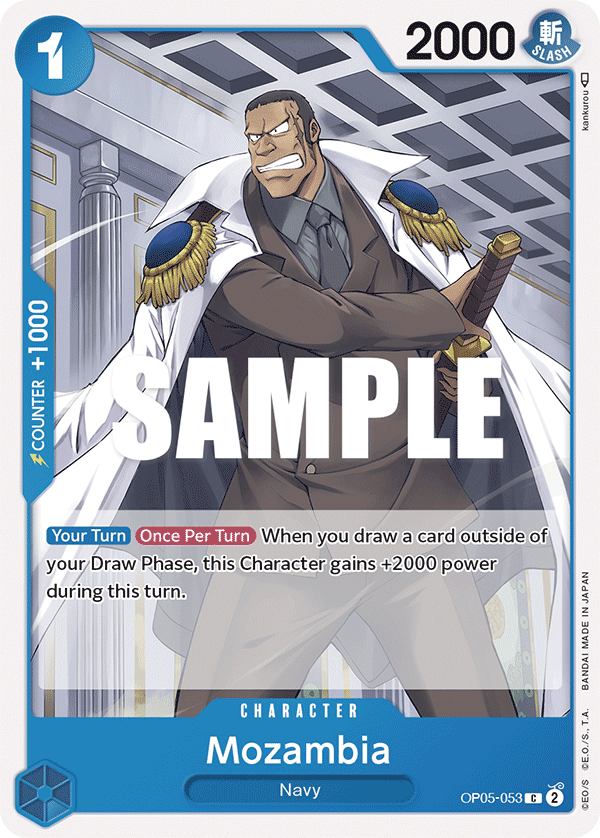 Carte Mozambia OP05-053 Common — One Piece TCG OP-05 Awakening of the New Era (Bandai)