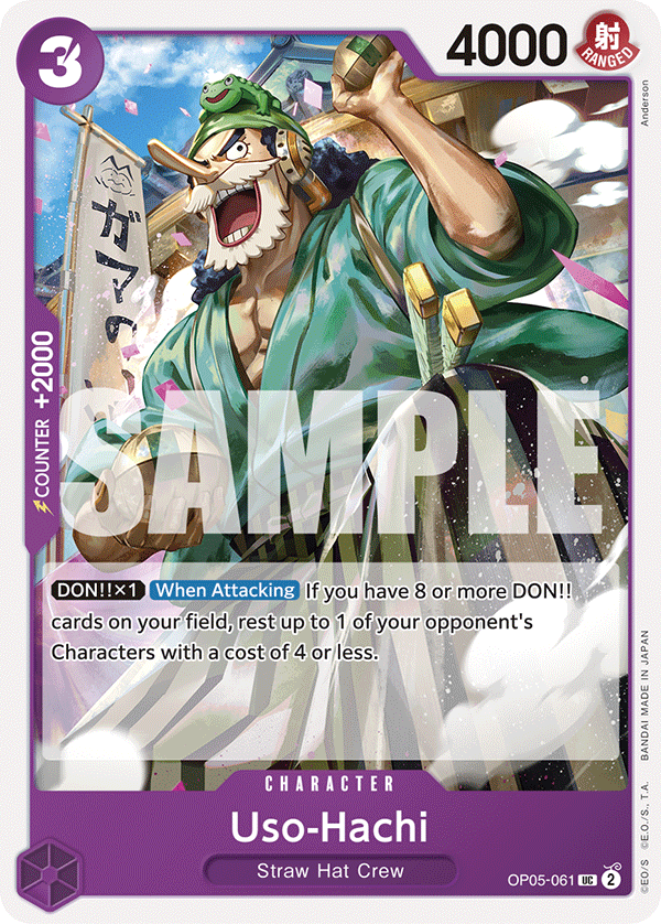 Carte Uso-Hachi OP05-061_p1 Uncommon — One Piece TCG OP-05 (Bandai)