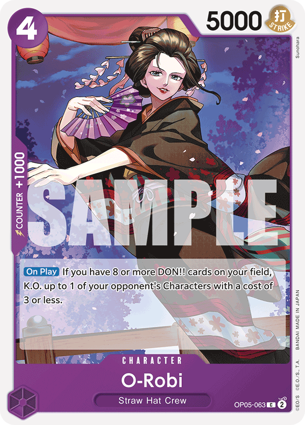 Carte O-Robi OP05-063_r1 Common — One Piece TCG ST-18 (Bandai)
