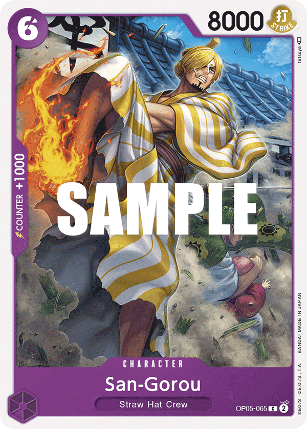 Carte Sangoro OP05-065 Common — One Piece TCG OP-05 Awakening of the New Era (Bandai)