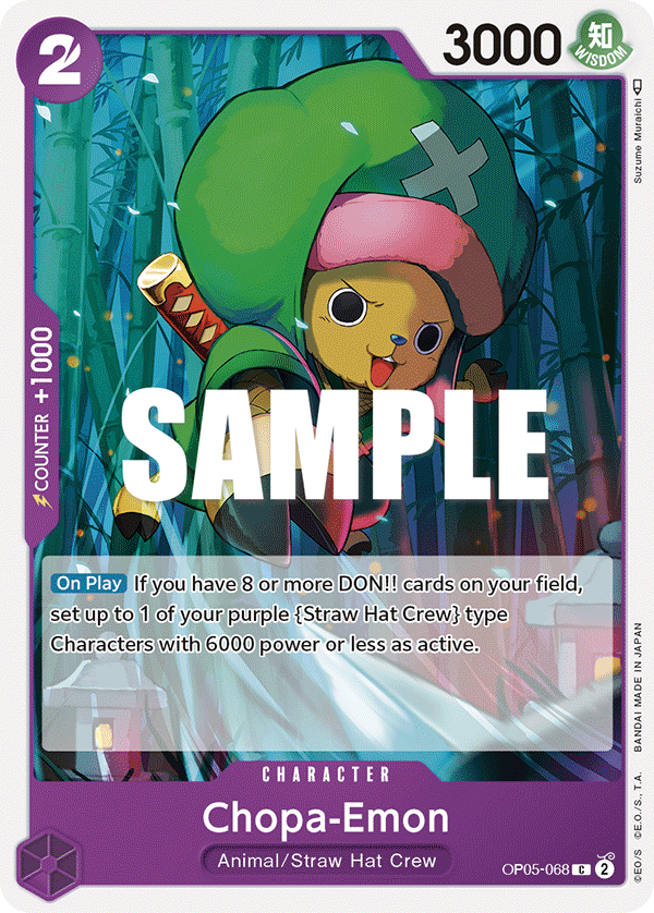Carte Chopa-Emon OP05-068 Common — One Piece TCG OP-05 Awakening of the New Era (Bandai)