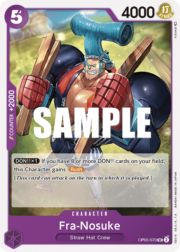Carte Fra-Nosuke OP05-070 Uncommon — One Piece TCG OP-05 Awakening of the New Era (Bandai)