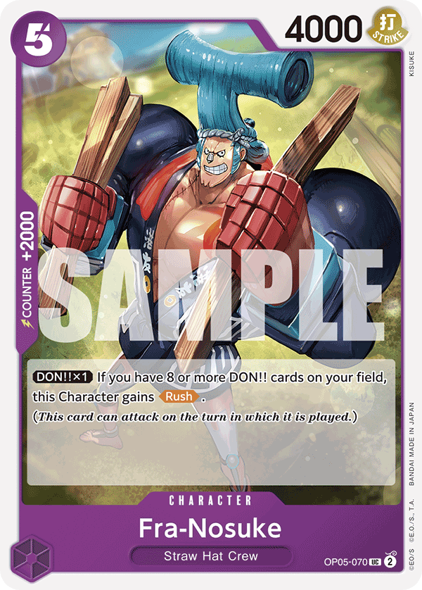 Carte Fransuké OP05-070_r1 Uncommon — One Piece TCG ST-18 (Bandai)