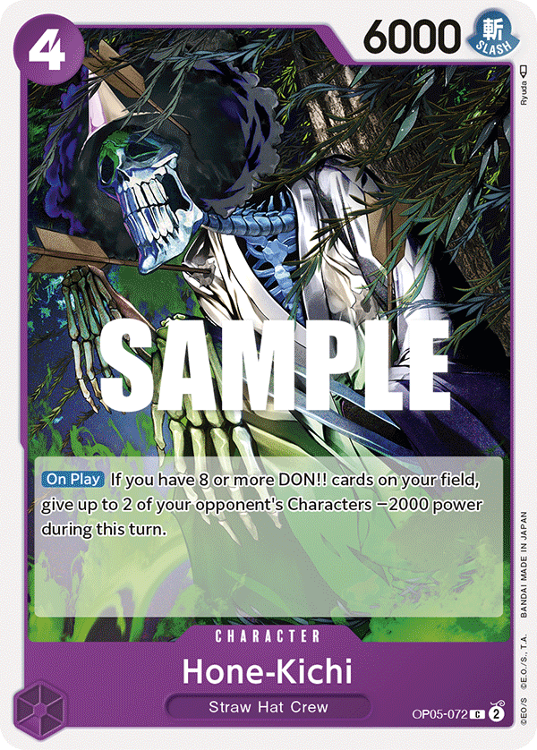 Carte Hone-Kichi OP05-072 Common — One Piece TCG OP-05 Awakening of the New Era (Bandai)